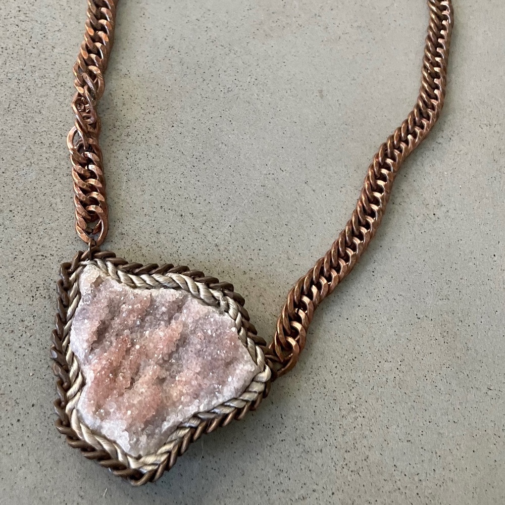 One of a Kind Genuine Crystal Necklace